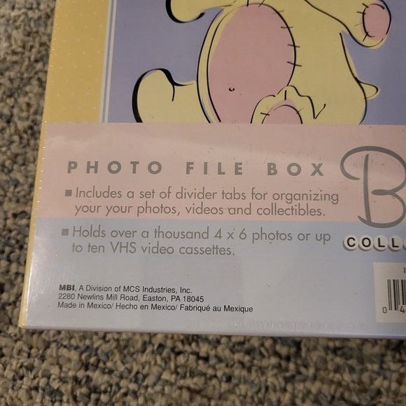 Baby Photo File Keepsake Box 1,000+ 4 x 6 photos New Gender Neutral - Picture 2 of 5